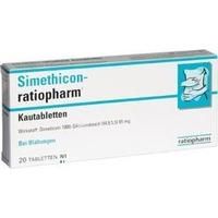 SIMETHICON-ratiopharm 85 mg Kautabletten