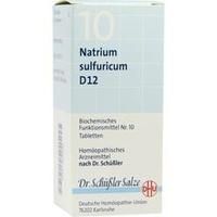 BIOCHEMIE DHU 10 Natrium sulfuricum D 12 Tabletten