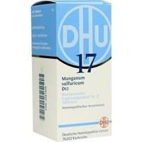 BIOCHEMIE DHU 17 Manganum sulfuricum D 12 Tabl.