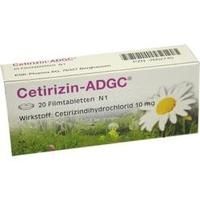 CETIRIZIN ADGC Filmtabletten