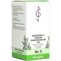 BIOCHEMIE 3 Ferrum phosphoricum D 6 Tabletten