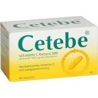 CETEBE Vitamin C Retardkapseln 500 mg