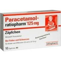 PARACETAMOL-ratiopharm 125 mg Zäpfchen