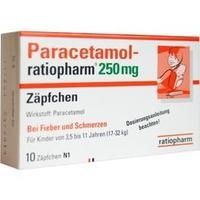 PARACETAMOL-ratiopharm 250 mg Zäpfchen