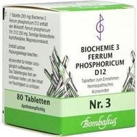 BIOCHEMIE 3 Ferrum phosphoricum D 12 Tabletten