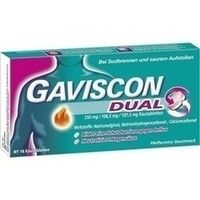 GAVISCON Dual 250mg/106,5mg/187,5mg Kautabletten