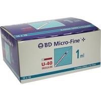 BD MICRO-FINE+ Insulinspr.1 ml U40 12,7 mm