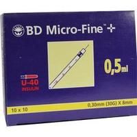 BD MICRO-FINE+ Insulinspr.0,5 ml U40 8 mm