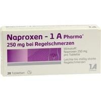 NAPROXEN-1A Pharma 250 mg b.Regelschmerzen Tabl.