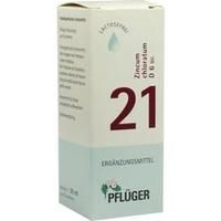 BIOCHEMIE Pflüger 21 Zincum chloratum D 6 Tropfen