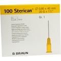 STERICAN Kanülen Luer-Lok 0,90x40 mm Gr.1 gelb