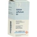 BIOCHEMIE DHU 12 Calcium sulfuricum D 3 Tabletten