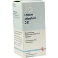 BIOCHEMIE DHU 16 Lithium chloratum D 12 Tabletten