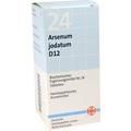 BIOCHEMIE DHU 24 Arsenum jodatum D 12 Tabletten