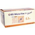 BD MICRO-FINE+ Insulinspr.0,3 ml U100 0,3x8 mm