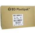 BD PLASTIPAK Tuberkulinspr.1 ml o.Kanüle